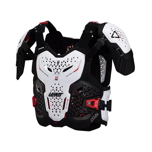 מגן חזה ליט 5.5 לבן Leatt 5.5 Pro EVO Chest Protector