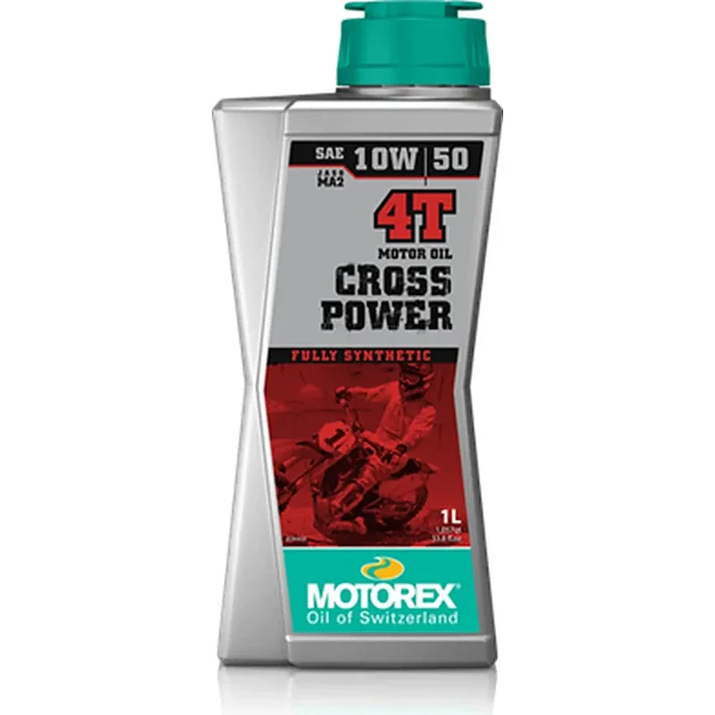 שמן סינטטי מלא MOTOREX CROSS POWER 10W50 1L.