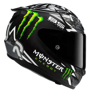 קסדת קרבון רפה 12 שחור / לבן - HJC RPHA 12 QUARTARARO