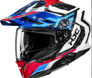 קסדת אדונצ'ר כחול / אדום קרבון - HJC RPHA60 QUID MC47