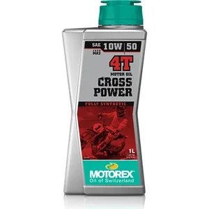שמן סינטטי מלא MOTOREX CROSS POWER 10W50 1L.