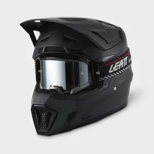 קסדת רכיבה ליט שחור סטלת' LEATT MOTO 7.5 Kit.